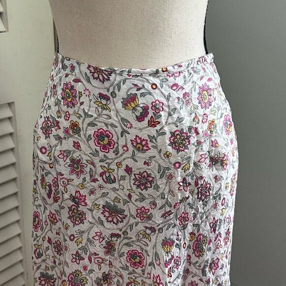 ISABEL MARANT Womens Skirt 40 US Large Lisanne Ditzy Floral Asymmetric Midi - Picture 3 of 12
